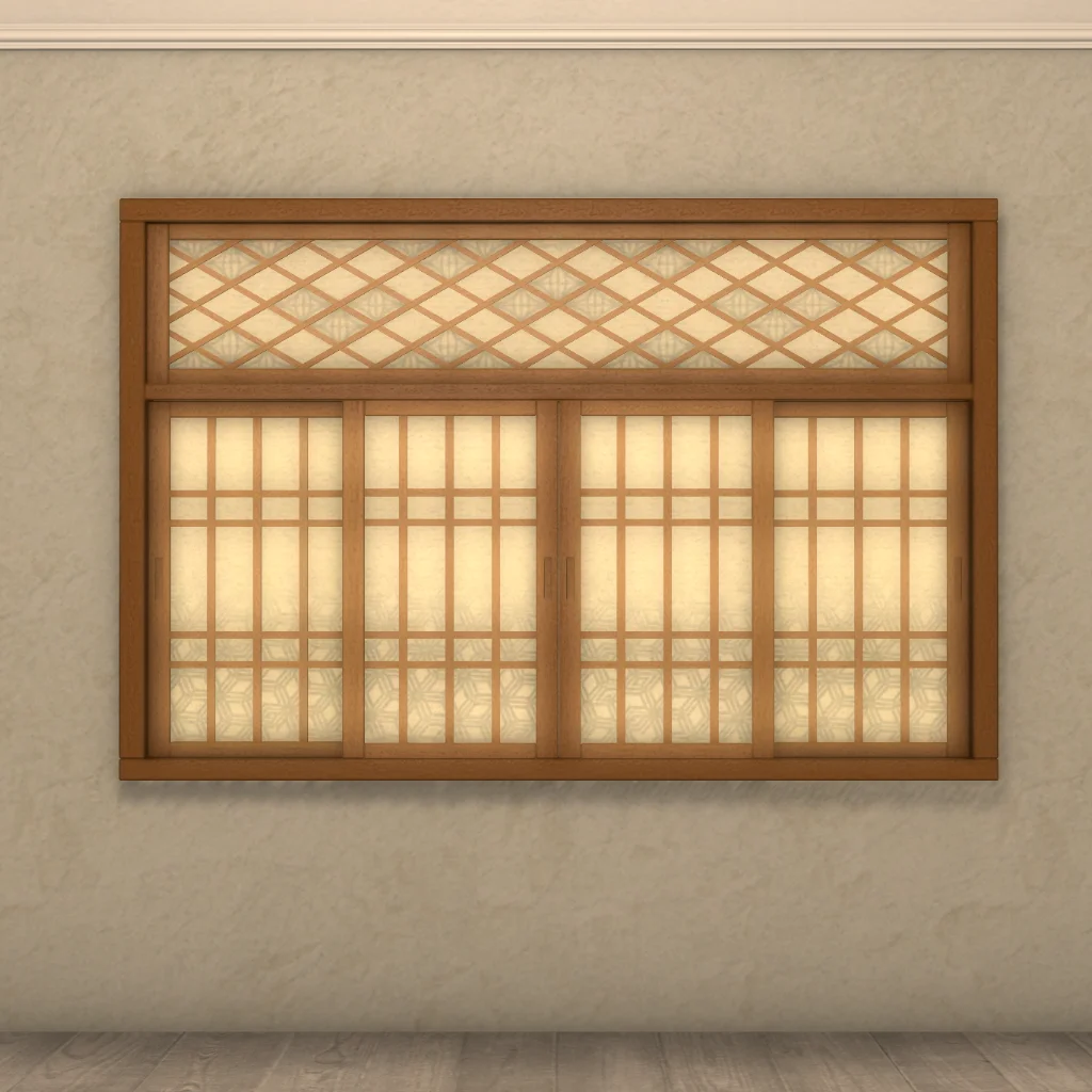 Decorative Hingan Window
