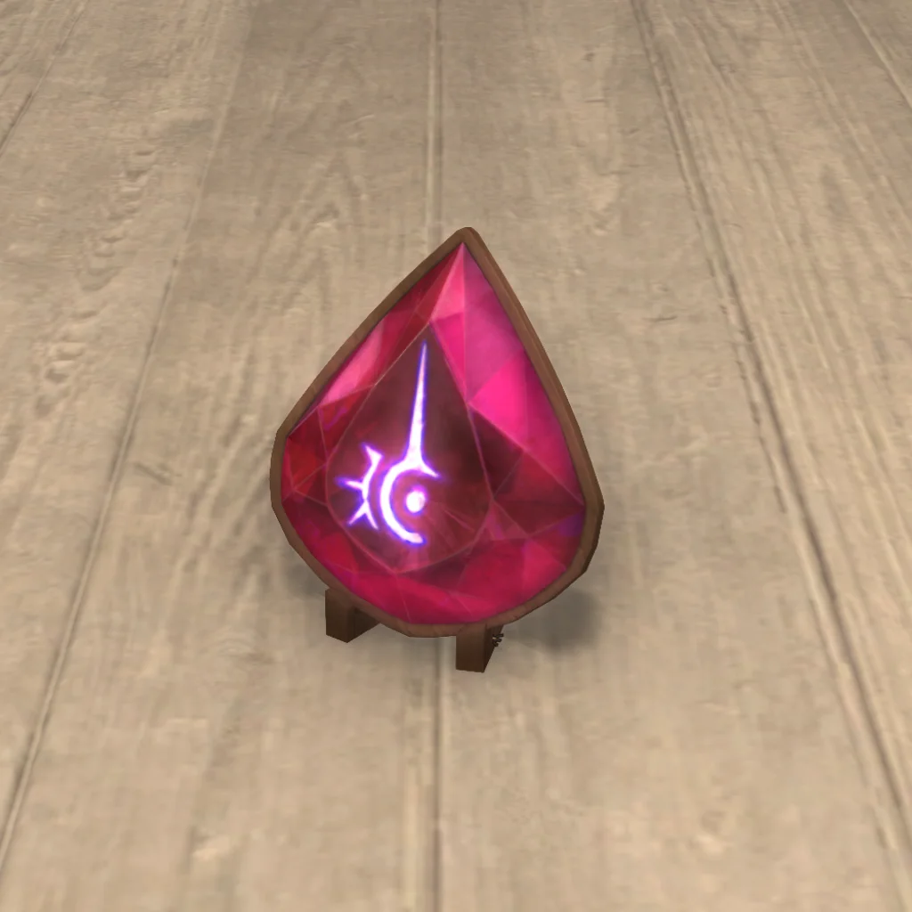 Red Mage Display Crystal