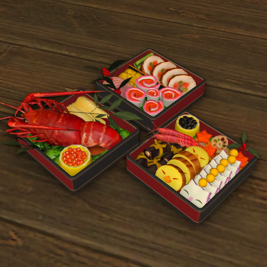 Authentic Oriental New Year's Meal