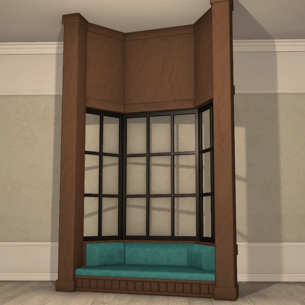 Lattice Window Seat