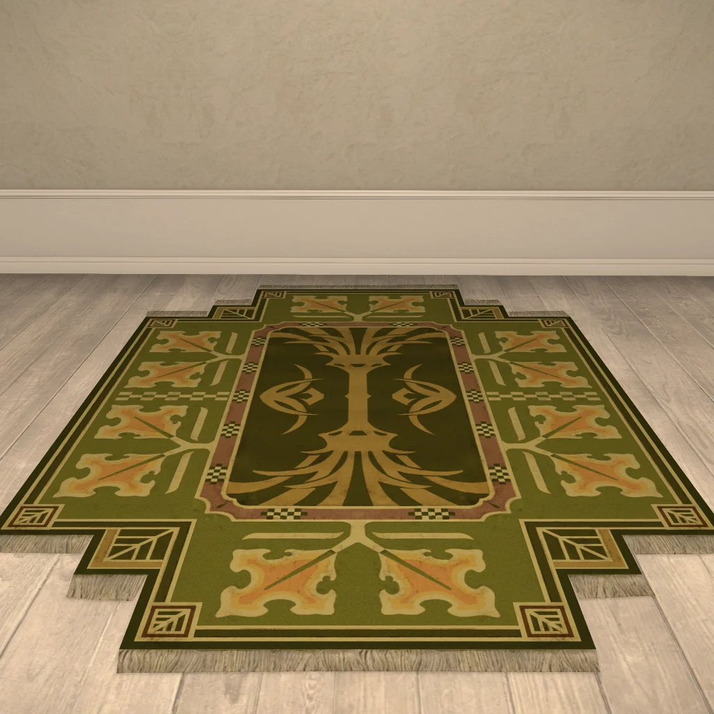 Glade Fringed Rug