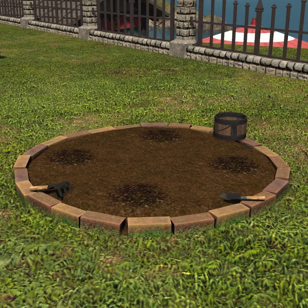 Round Garden Patch