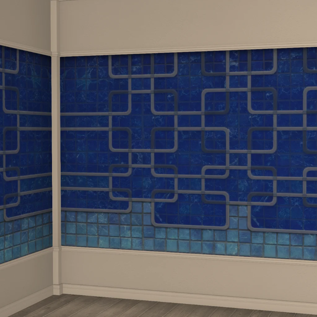 Tiled Interior Wall