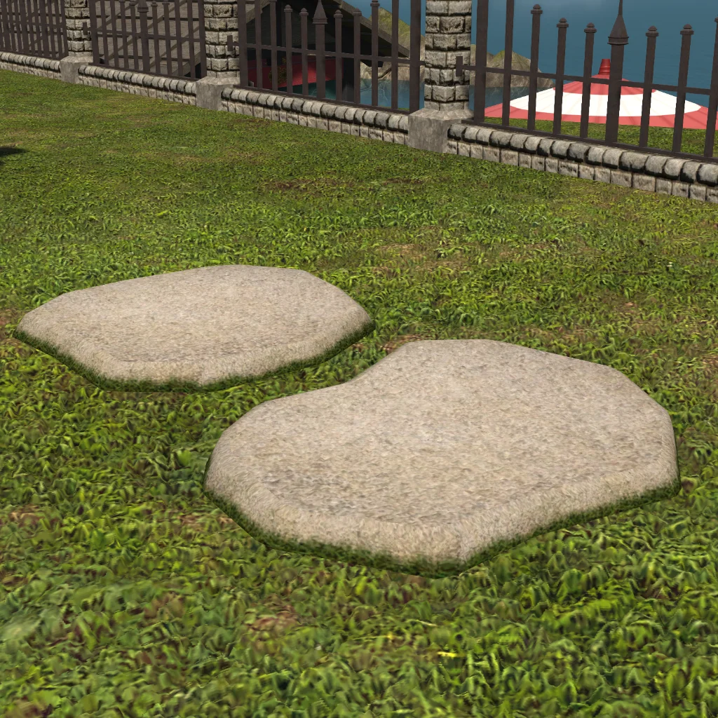 Straight Stepping Stones