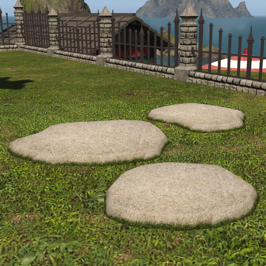 Curved Stepping Stones