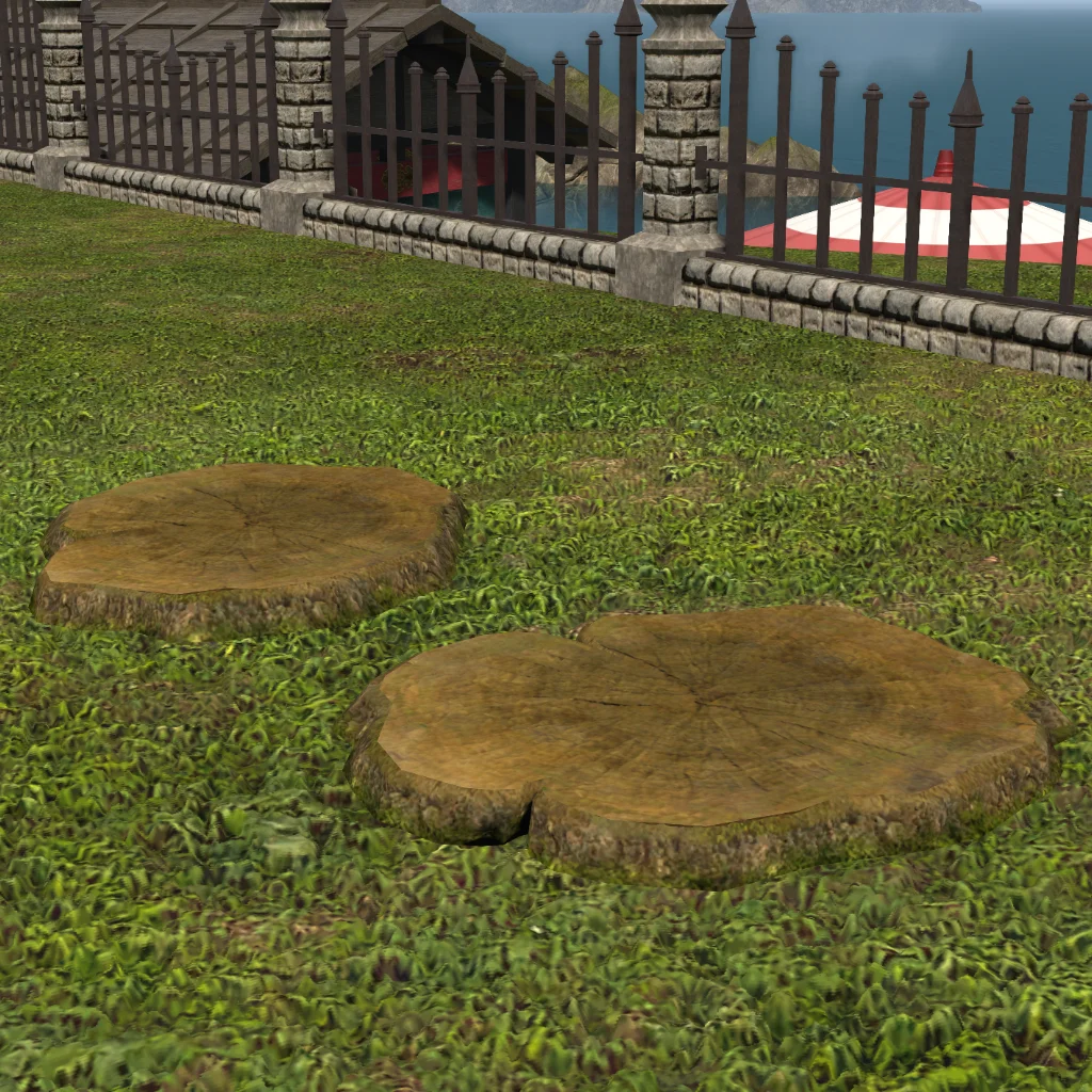 Straight Stepping Stumps