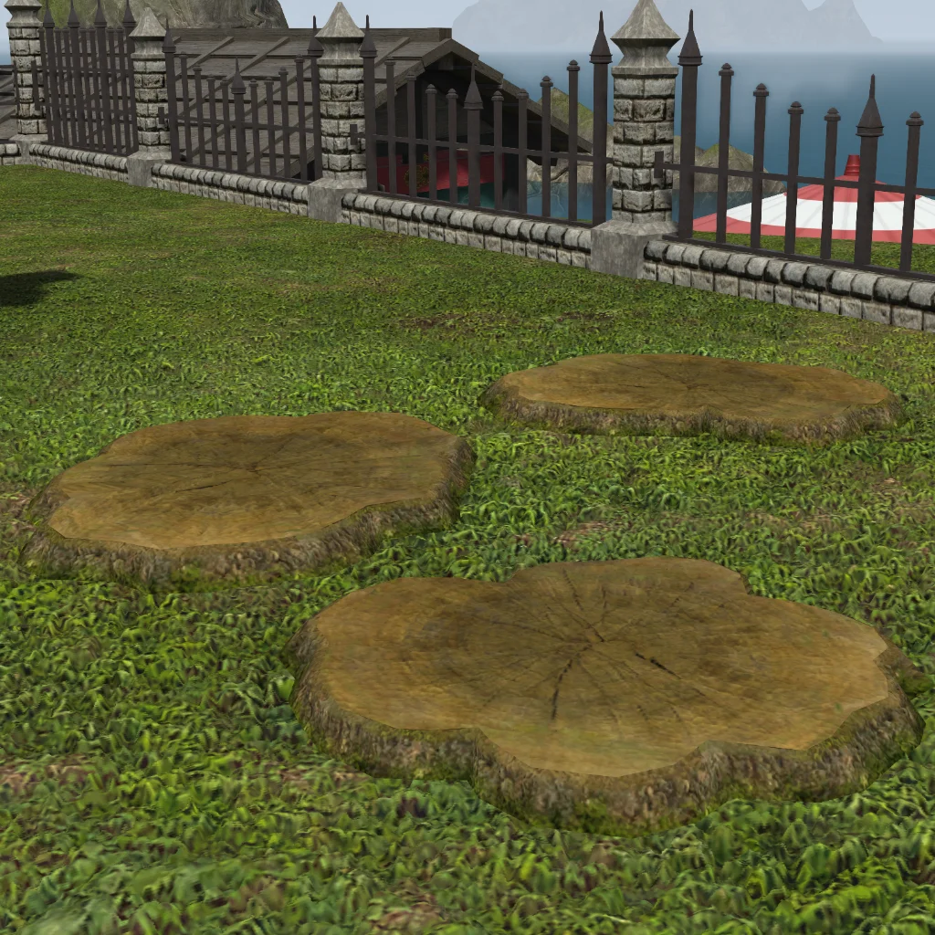 Curved Stepping Stumps