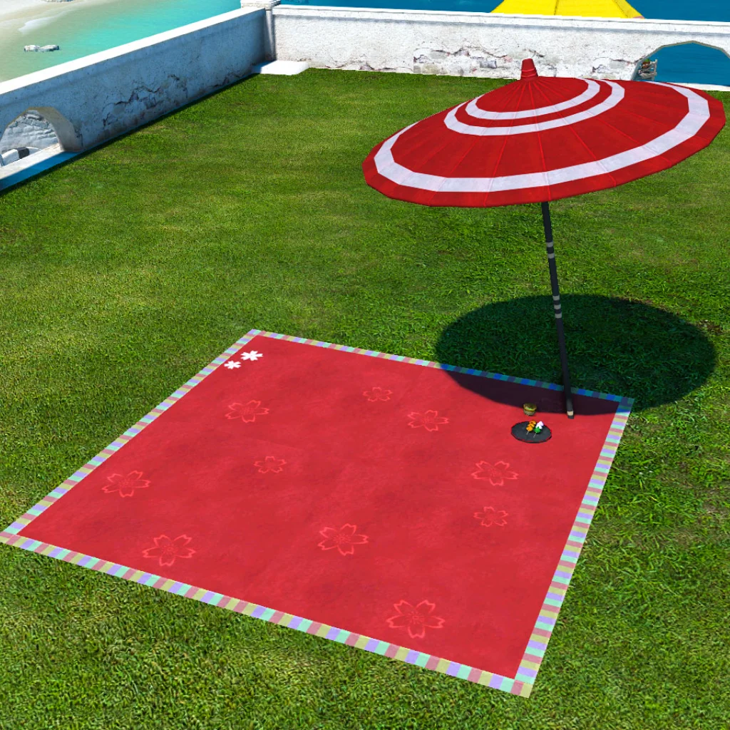 Crimson Felt Mat