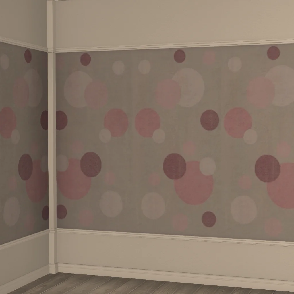 Spotted Interior Wall